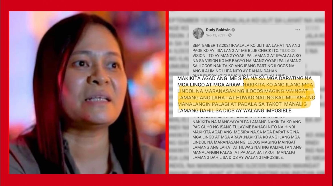 Rudy Baldwin, nagkatotoo ang hula sa paglindol sa Abra, Ilocos at ilang karatig-probinsiya?