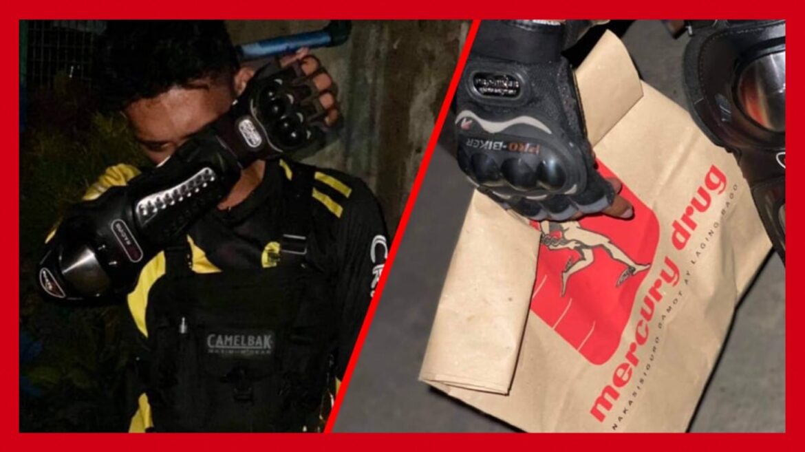 Food delivery rider, naiyak na lang nang ma-snatch ang cellphone na ginagamit sa trabaho