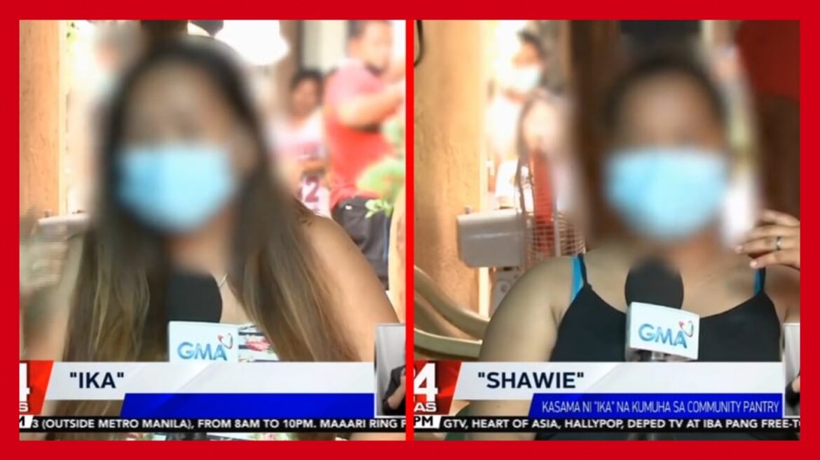Mga babaeng nahuli sa CCTV na nanlimas sa community pantry sa Pasig, nagsalita na