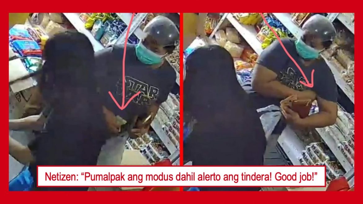 Modus ng isang customer sa isang tindahan sa Rizal, huli sa video