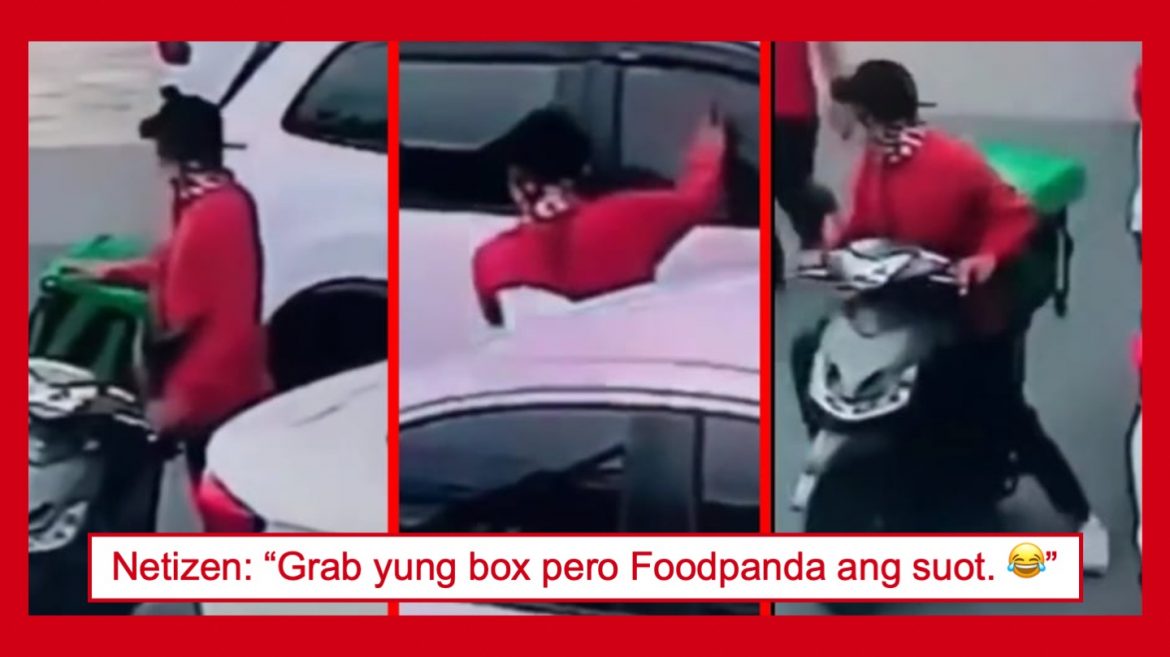 Pagnanakaw ng isang “delivery rider” sa isang sasakyan, naaktuhan sa CCTV