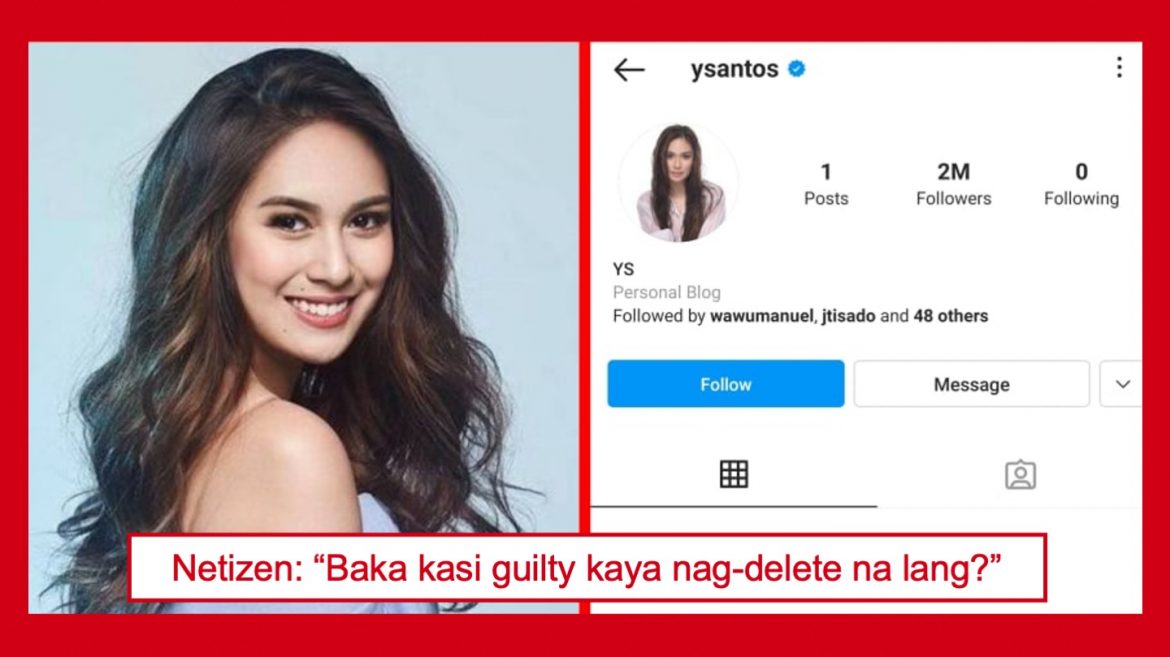 Yen Santos, usap-usapan ulit sa social media matapos mag-delete ng Instagram posts