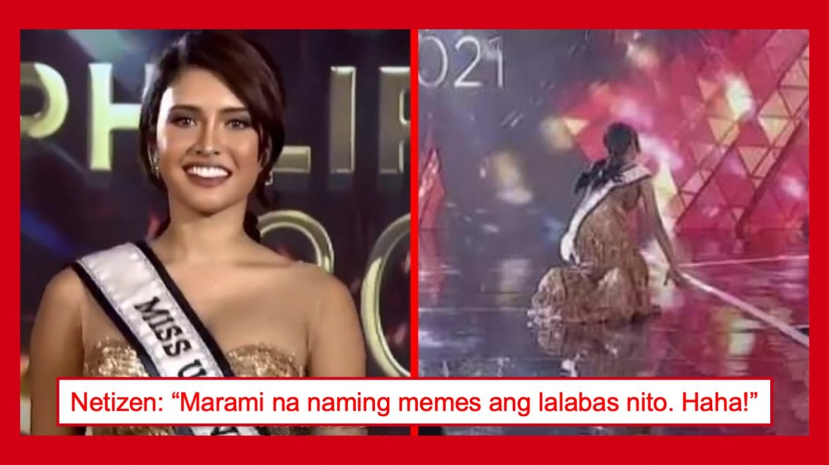 VIRAL: Pagkadapa ni Rabiya Mateo sa kanyang final walk sa Miss Universe Philippines 2021